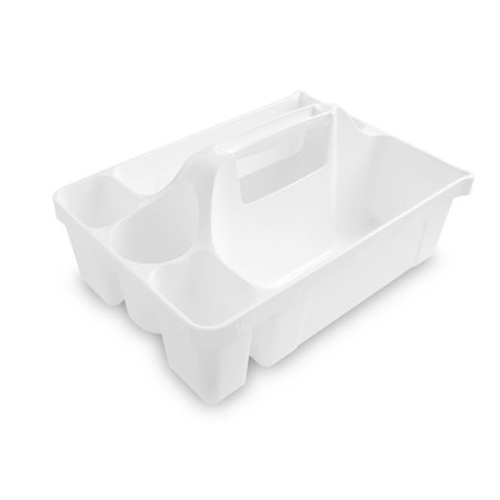 LIBMAN COMMERCIAL Maid Caddy-White, 6PK 1232